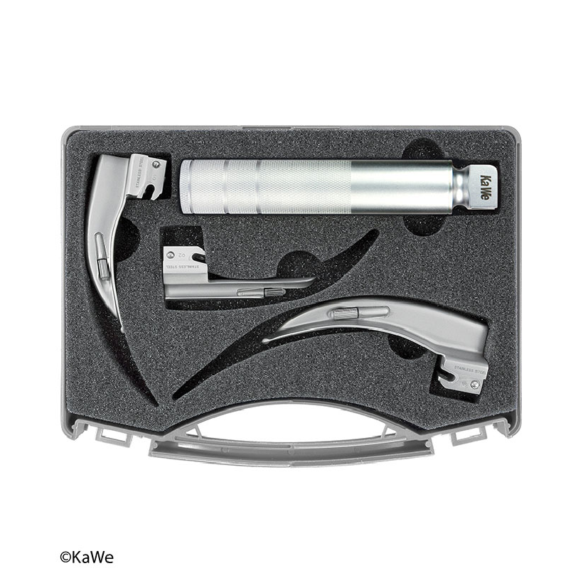 Набір, педіатрія, 2; 5 в 1 : 1 рукоятка + 3 клинка (Miller C / Macintosh C)